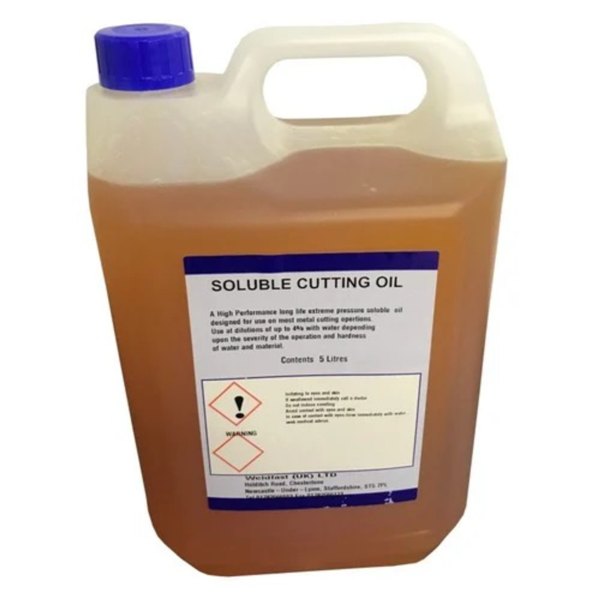 The suitable cutting fluid for drilling M.S. plate is