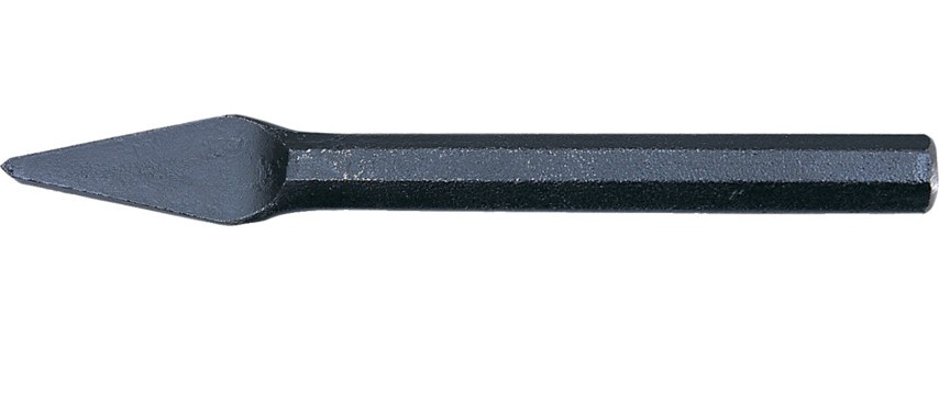 The chisel used for cutting keyways is